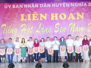 Khai mạc Liên hoan tiếng hát Làng Sen huyện Nghĩa Đàn năm 2024