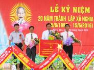 Nghĩa Tân tổ chức lễ kỷ niệm 20 năm thành lập xã  (15/6/1996-15/6/2016 )