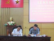 Lễ ký kết chương trình phối hợp giữa liên minh HTX tỉnh với UBND huyện Nghĩa Đàn
