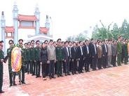 Huyện Nghĩa Đàn viếng nghĩa trang liệt sỹ