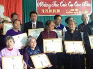 Hội Người cao tuổi tổ chức lễ mừng thọ nhân dịp đầu xuân