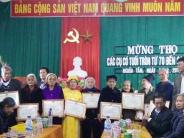 Nghĩa Tân tổ chức Lễ mừng thọ các cụ cao tuổi