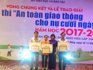 Trường THPT Cờ Đỏ đạt giải cao cuộc thi “ATGT cho nụ cười ngày mai”