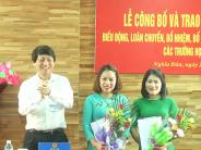 Bổ nhiệm cán bộ Quản lý Giáo dục năm học 2018 - 2019