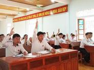 HĐND xã Nghĩa Liên thông qua Đề án sáp nhập xóm trên địa bàn xã