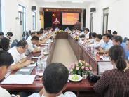 UBKT tỉnh ủy Nghệ An giao ban công tác kiểm tra giám sát cụm số 3