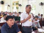 Thường trực Huyện ủy làm việc với 3 xã Nghĩa Tân, Nghĩa Liên, Nghĩa Thắng triển khai việc sáp nhập xã