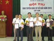 Hội thi ban Tuyên giáo cơ sở giỏi cụm số 2