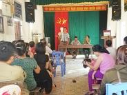 Nghĩa Liên triển khai lấy ý kiến sáp nhập xã tại 13/13 khu dân cư