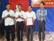 Công bố sáp nhập xóm tại xã Nghĩa Liên