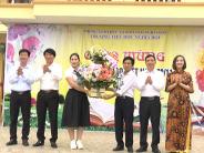 Đồng chí Lê Hồng Sơn  thăm, chúc mừng các trường MN, TH, THCS Nghĩa Hội nhân ngày 20/11