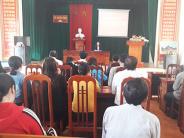 Đồng chí Lê Hồng Sơn tiếp xúc cử tri tại xã Nghĩa Bình