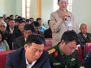 Trưởng Ban Nội chính Trung ương tiếp xúc cử tri xã Nghĩa Đức 