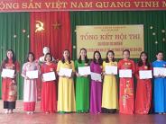 Tổng kết Hội thi giáo viên dạy giỏi chuyên đề “Xây dựng trường mầm non lấy trẻ làm trung tâm”
