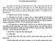 Vận động ủng hộ phòng chống dịch covid - 19 trên địa bàn Nghĩa Đàn