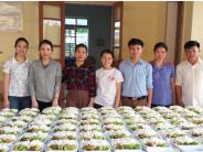 Công đoàn Viện KSND huyện Nghĩa Đàn phối hợp nấu 126 suất ăn tại khu cách ly huyện Nghĩa Đàn