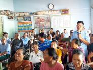 Đại biểu HĐND huyện tiếp xúc với cử tri xã Nghĩa Thành  trước kỳ họp thứ 14