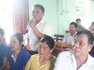 Đại biểu HĐND huyện tiếp xúc cử tri xã Nghĩa Phú