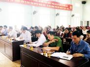 Đại biểu HĐND huyện tiếp xúc cử tri trước kỳ họp thứ 16, khóa XIX nhiệm kỳ 2016 – 2021 tại xã Nghĩa Lâm