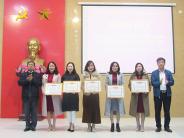 168 giáo viên được công nhận giáo viên dạy giỏi huyện, cấp mầm non, năm học 2020 - 2021