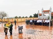 Lãnh đạo huyện Nghĩa Đàn viếng nghĩa trang liệt sỹ nhân dịp tết nguyên đán Tân Sửu 2021