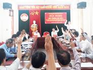 Hội nghị hiệp thương lần 3 lựa chọn, lập danh sách người đủ tiêu chuẩn ứng cử đại biểu HĐND huyện nhiệm kỳ 2021 – 2026