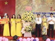 Trường Mầm non Nghĩa Lộc đón chuẩn quốc gia mức độ 1