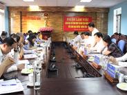 Lãnh đạo sở Giáo dục và Đào tạo làm việc với lãnh đạo huyện Nghĩa Đàn về phát triển GD&ĐT