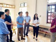 Lãnh đạo huyện Nghĩa Đàn kiểm tra công tác chuẩn bị bầu cử tại xã Nghĩa Yên