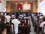 Ứng cử viên đại biểu Quốc hội tiếp xúc cử tri huyện Nghĩa Đàn