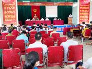 Các ứng cử viên đại biểu HĐND tỉnh khóa XVIII tiếp xúc cử tri tại xã Nghĩa Long 