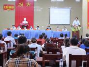 Ứng cử viên đại biểu HĐND huyện khóa XX tiếp xúc cử tri đơn vị bầu cử số 1