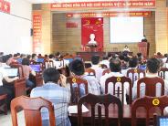 Tập huấn nghiệp vụ kiểm phiếu và lập biên bản kiểm phiếu trong  bầu cử 