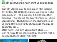 Dự án Suối Xanh- cẩn thận chiêu trò biến không thành có