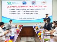 BÁC SĨ BỆNH VIỆN NHI TRUNG ƯƠNG VỀ CÔNG TÁC, LÀM VIỆC TẠI TRUNG TÂM Y TẾ NGHĨA ĐÀN