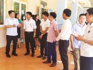 Đoàn giám sát của Ủy ban văn hóa giáo dục Quốc hội khóa XV kiểm tra tại một số đơn vị tại Nghĩa Đàn