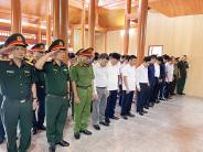 Lãnh đạo huyện Nghĩa Đàn viếng nghĩa trang liệt sỹ nhân kỷ niệm 75 năm ngày thương binh liệt sỹ