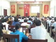 Hội nghị học tập, quán triệt chuyên đề năm 2022 về học tập và làm theo tư tưởng đạo đức, phong cách Hồ Chí Minh về cán bộ và công tác cán bộ