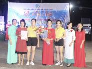 Hội LHPN xã Nghĩa Sơn tổ chức ra mắt mô hình dân vũ thể thao