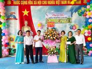 Đồng chí Lê Thái Hùng dự lễ khai giảng năm học mới 2022 – 2023