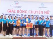  Giải bóng chuyền nữ chào mừng kỷ niệm 30 năm truyền thống TYM và 92 năm ngày thành lập hội LHPN Việt Nam
