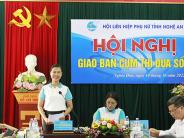 Hội LHPN tỉnh giao ban cụm thi đua số 3