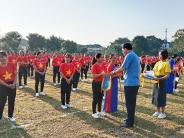 Hội LHPN xã Nghĩa Thành khai mạc giải bóng chuyền nữ kỷ niệm 92 năm ngày thành lập Hội LHPN Việt Nam