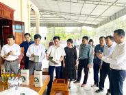 Cán bộ quy hoạch Ủy viên BCH Đảng bộ tỉnh nghiên cứu thực tế tại huyện Nghĩa Đàn