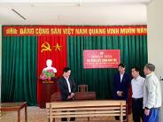 Thẩm định xã Nghĩa Lâm đạt chuẩn NTM năm 2022