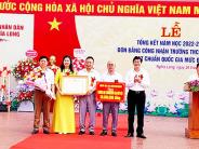 Trường THCS Long Lộc đón chuẩn Quốc gia mức độ 1