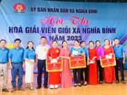 Sôi nổi hội thi hoà giải viên giỏi xã Nghĩa Bình năm 2023