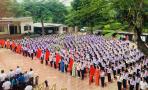 Đồng chí Phan Tiến Hải dự lễ khai giảng năm học mới tại trường PTDT BT THCS Lợi Lạc
