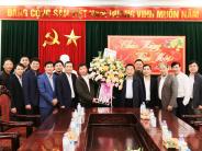 Các cơ quan đơn vị chúc mừng Huyện ủy Nghĩa Đàn nhân ngày thành lập Đảng
