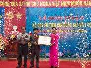 Nghĩa An đón Bằng công nhận xã đạt chuẩn quốc gia về y tế